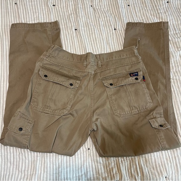 Lapco FR khaki cargo pants - 4 pairs - 34 x 32 - Picture 5 of 14